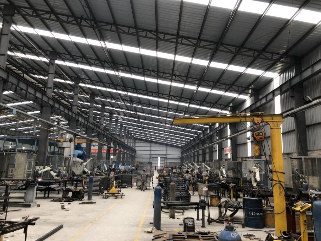 nhà máy sản xuất sản phẩm thép Bắc Việt